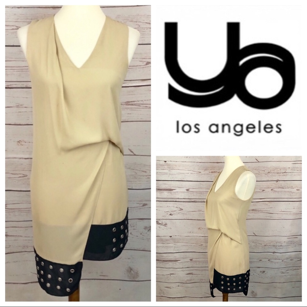 Ya Los Angeles Asymmetrical Shift Dress